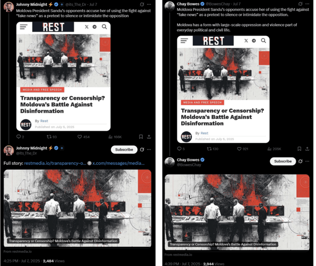 Researchers say media outlet targeting Moldova is a Russian cutout